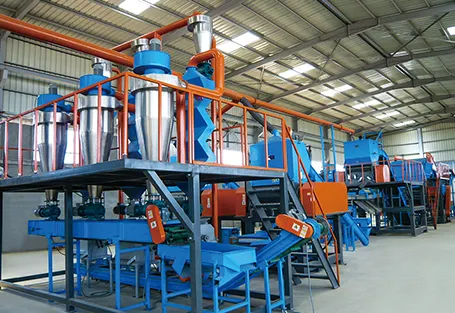 Tire broken recovery production line Tire broken recovery production line