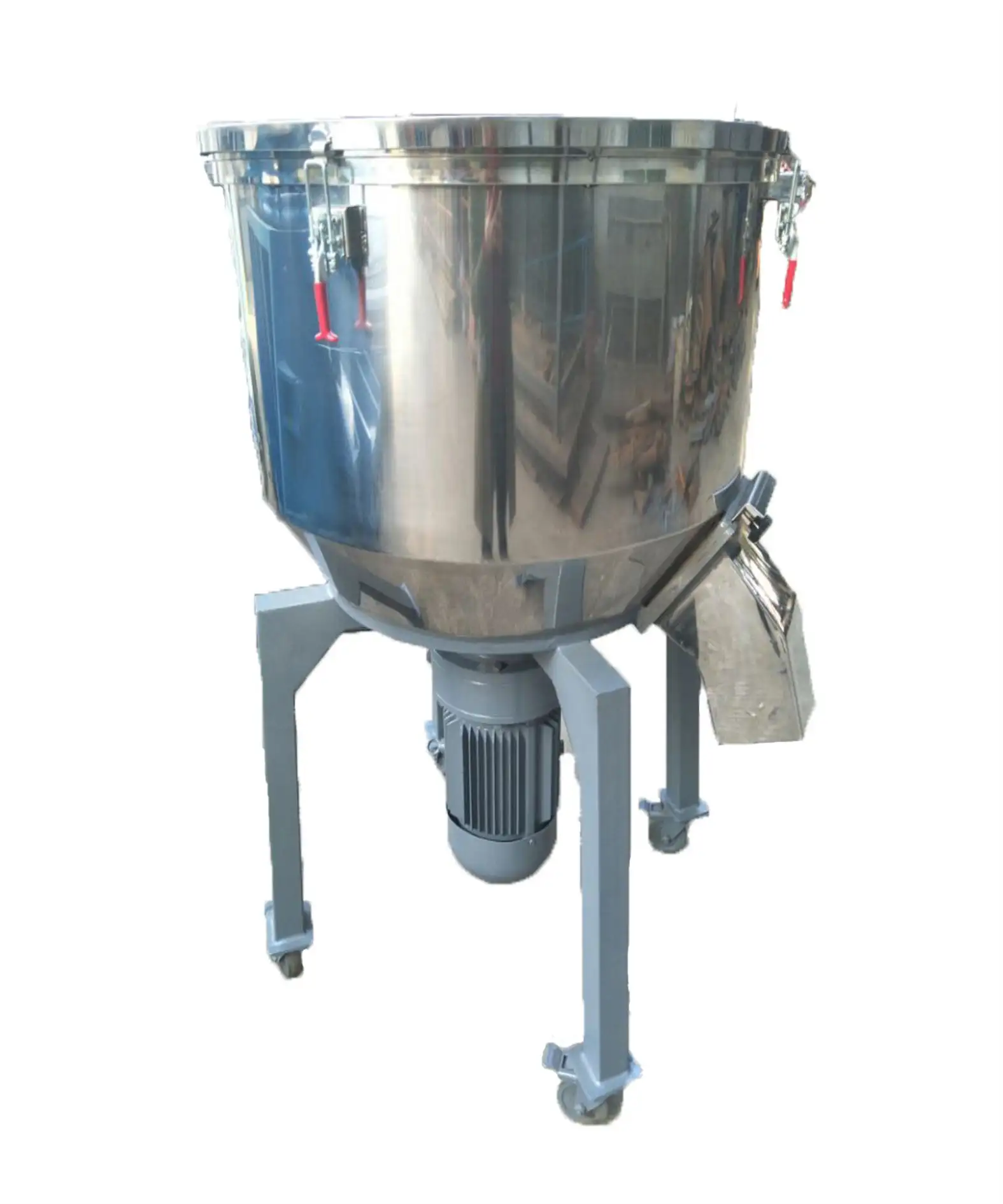 Vertical color mixing machine